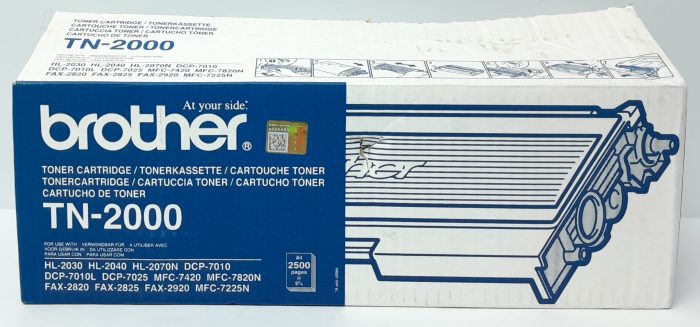 Brother Black Toner Cartridge TN-2000 - Image 2