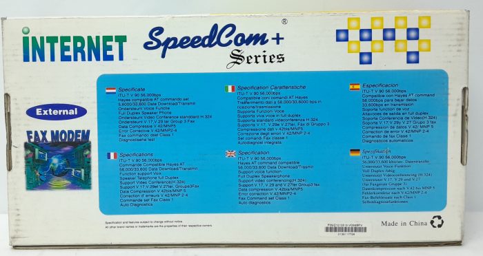 SpeedCam+ Fax Modem C101816-VD56SPV - Image 8