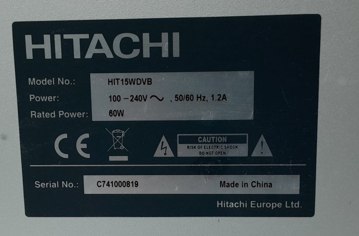 Hitachi 15.5 HDMI VGA SCART S-VIDEO HIT15WDVB - Image 6