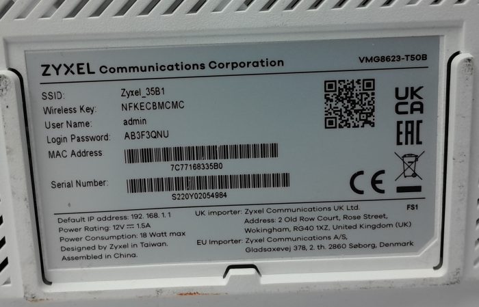 ZyXEL Dual Band Wireless Router VMG8623-T50B - Image 7