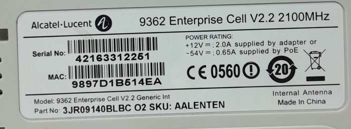 Alcatel Lucent O2 Signal Booster 9362 Enterprise Cell - Image 7