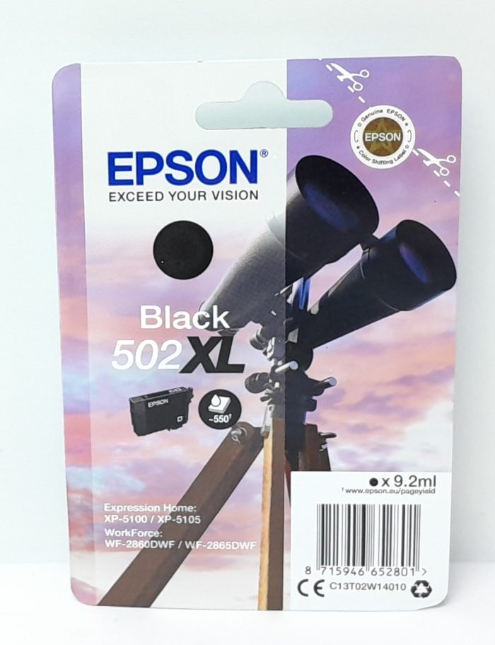 Epson Black Ink Cartridge 502XL - Image 2