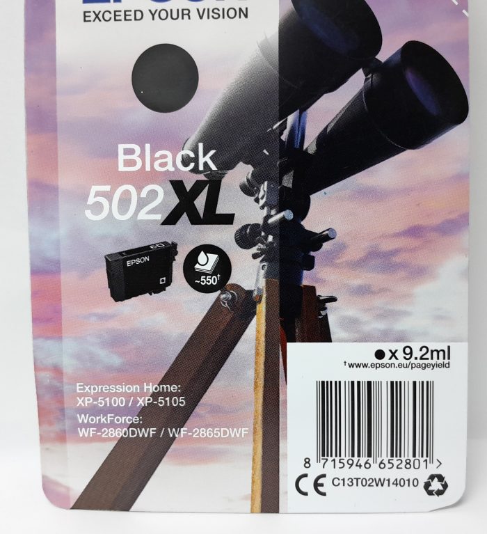 Epson Black Ink Cartridge 502XL - Image 7