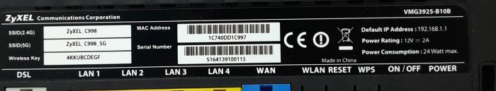 ZyXEL VDSL Router VMG3925-B10B - Image 6