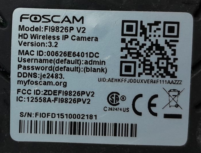 Foscam IP Camera FI9826P V2 - Image 6