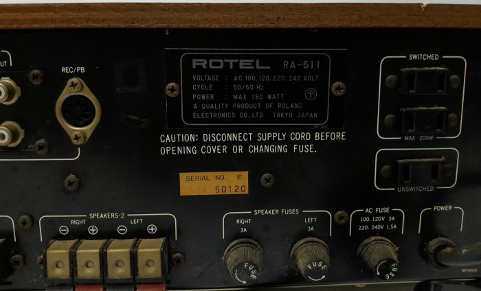 Rotel Stereo Amplifier RA-611 - Image 7