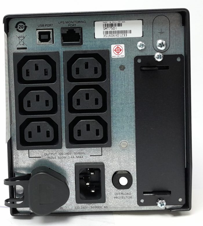 APC Smart-UPS 750 Uninterruptible Power Supply (UPS) SMT750I - Image 7