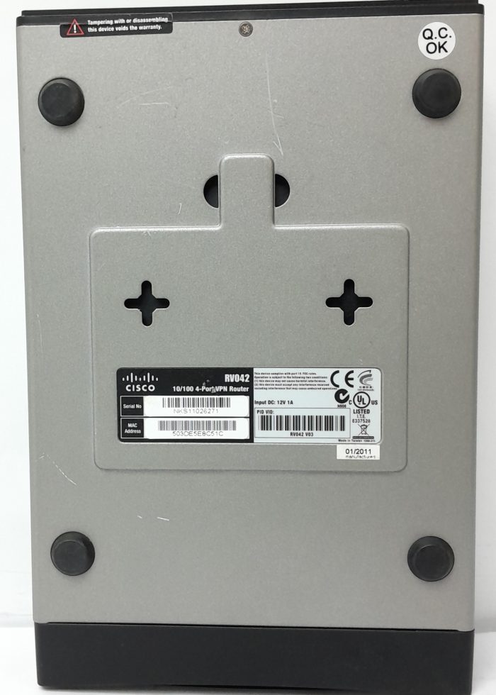 Cisco 10/100 4 Port VPN Router RV042 - Image 6