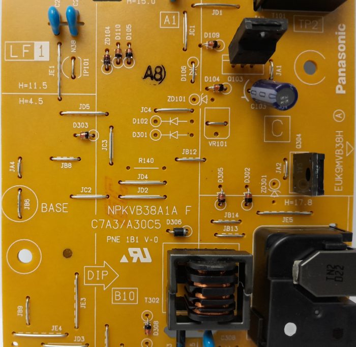 Brother HL-5460DN High Voltage Power Supply Board NPKVB38A1A - Image 3