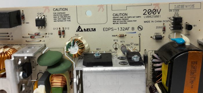 Brother HL-5460DN Power Supply PCB LV0825001 - Image 7