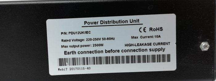 Qiaopu 12 Way Power Distribution Unit PDU12UK/IEC - Image 7