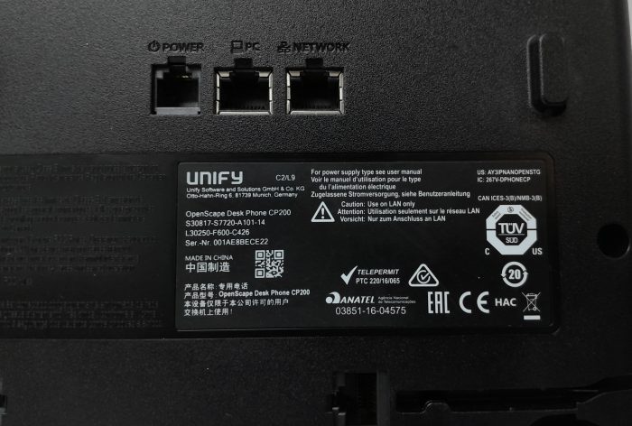 Unify PoE Desk Phone CP200 - Image 6