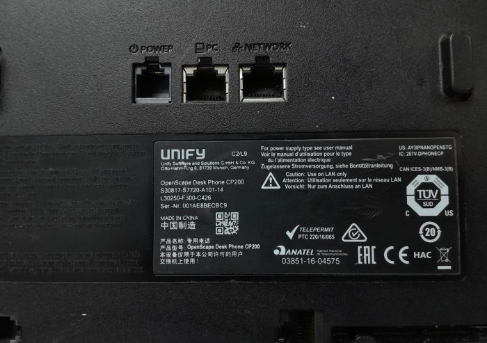 Unify PoE Desk Phone CP200 - Image 6