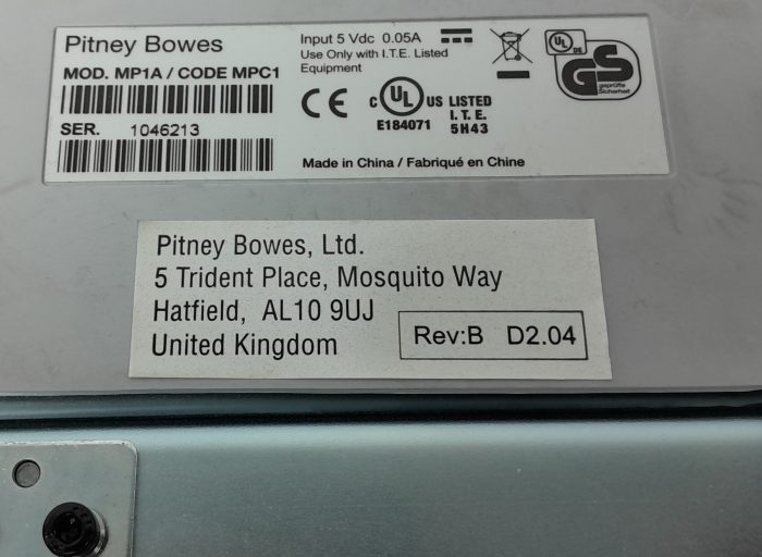 Pitney Bowes Postage Meter Labelling Machine MP1A MPC1 - Image 10