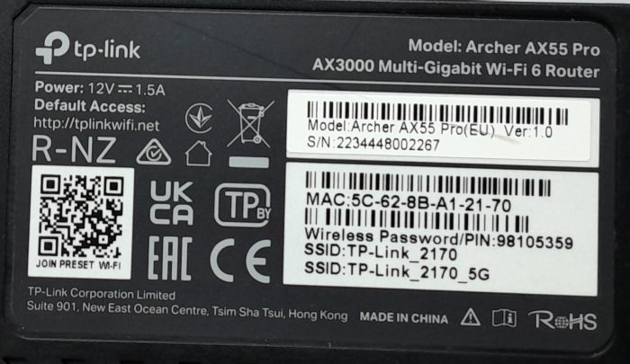 TP-Link AX3000 Multi-Gigabit Wi-Fi 6 Router Archer AX55 Pro - Image 7