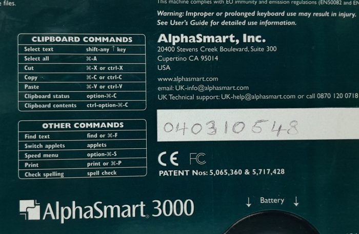 AlphaSmart Portable Word Processor 3000 - Image 8