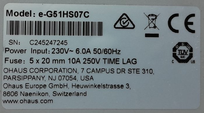 Ohaus Hotplate Stirrer e-G51HS07C - Image 8
