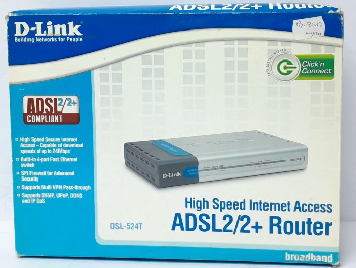 D-Link ADSL2/2+ Router DSL-524T - Image 2