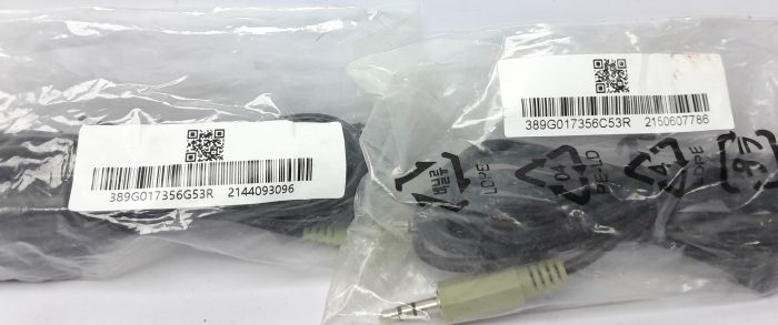 Audio AUX Cable 389G017356G53R & 389G017356C53R - Joblot x6 - Image 3