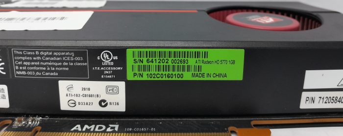 ATI Radeon Graphics Card HD 5770 1GB - Image 8