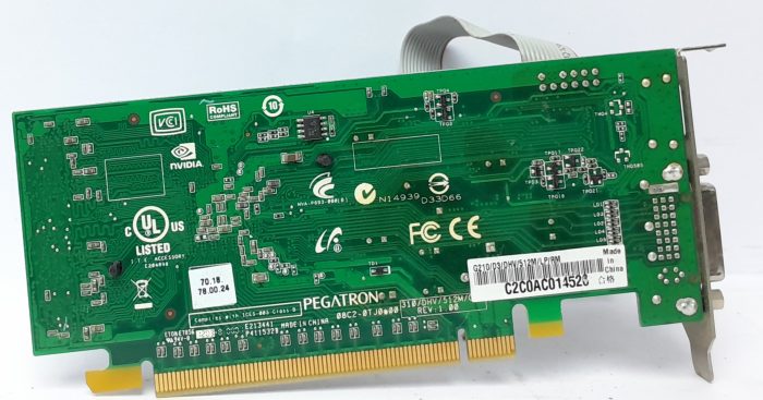 Nvidia Graphics Card PEGATRON G210/D3/DHV/512M/LP/RM - Image 3