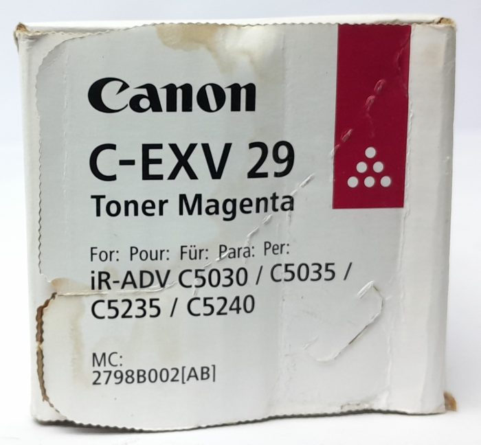 Canon Magenta Toner Cartridge C-EXV 29 - Image 3