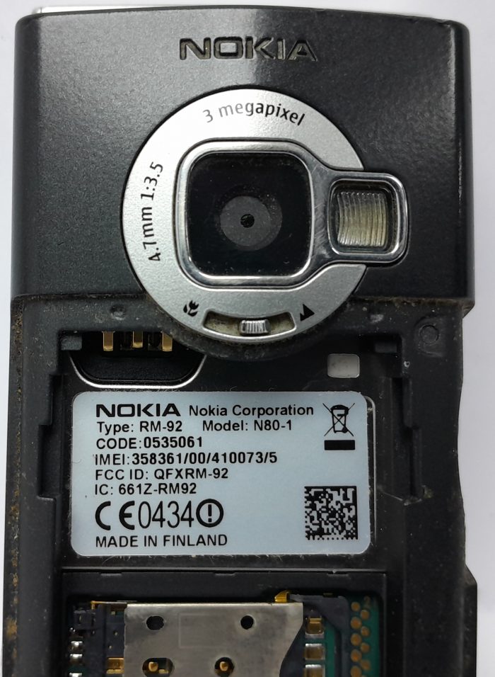Nokia Vintage Mobile Phone N80-1 - Image 3