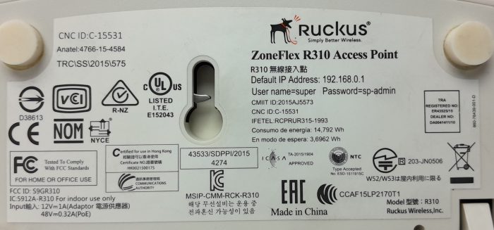 Ruckus Access Point ZoneFlex R310 - Image 3