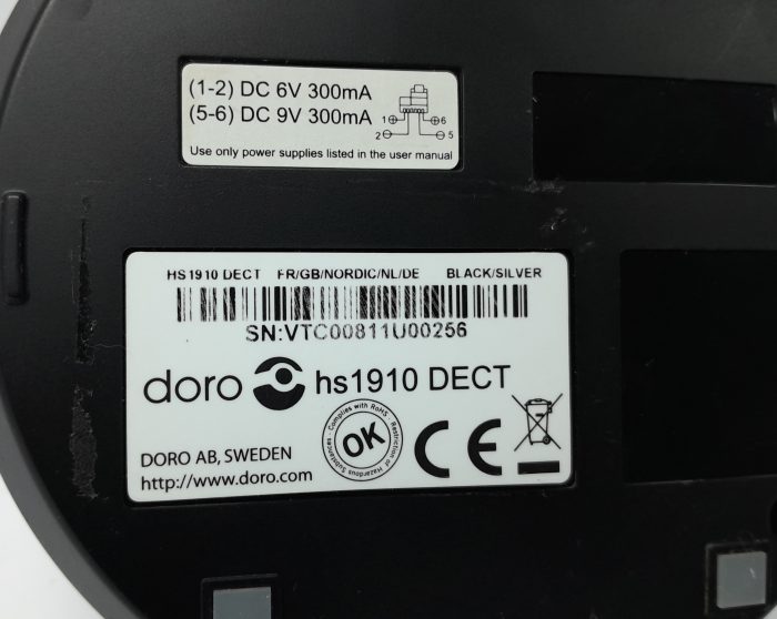 Doro DECT Headset Base Station HS1910 - Image 3