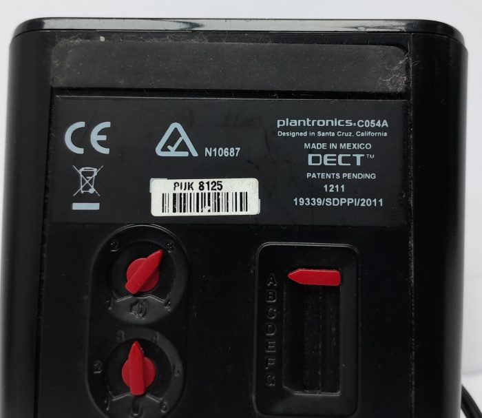Plantronics Wireless Headset Base Station C054A - Image 3