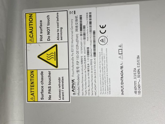 Adva Fsp 150 Ge102pro