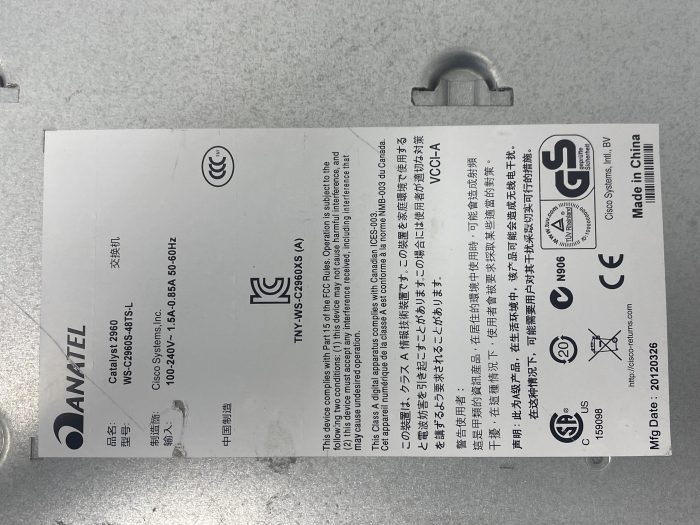 Cisco Catalyst 2960-s