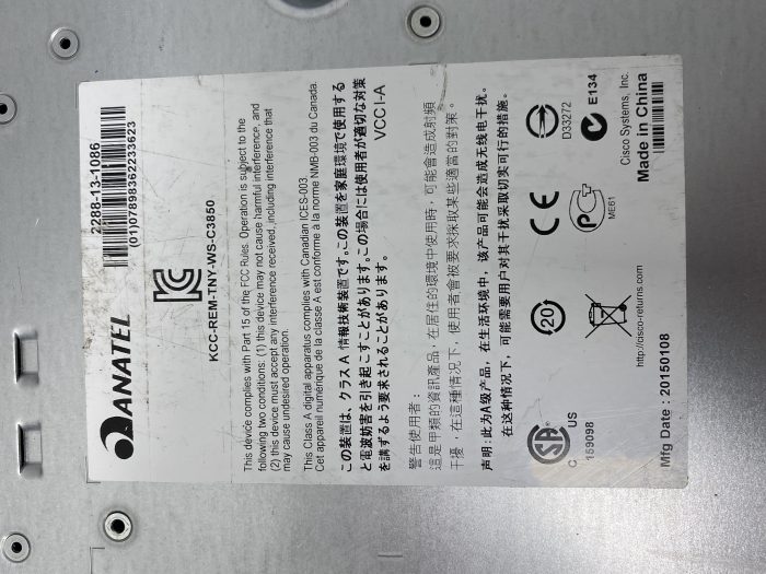 Cisco Catalyst 3850