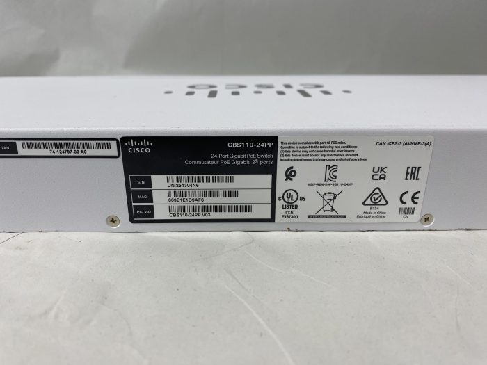 Cisco Cbs110-24pp