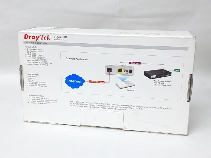Draytek Vigor130 Annex A