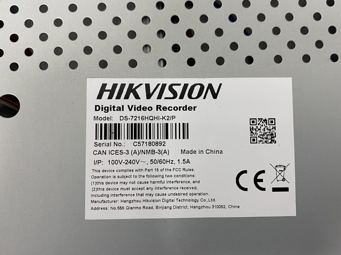 Hkvision Ds7216hqh1