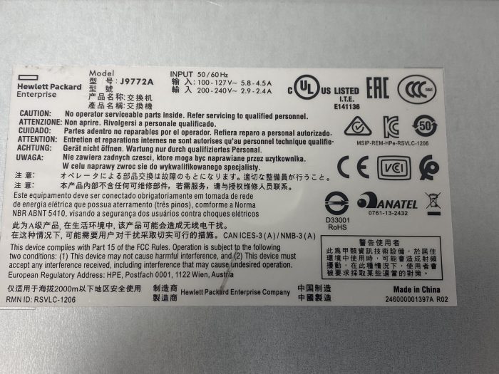 Hp Aruba 2530-48g