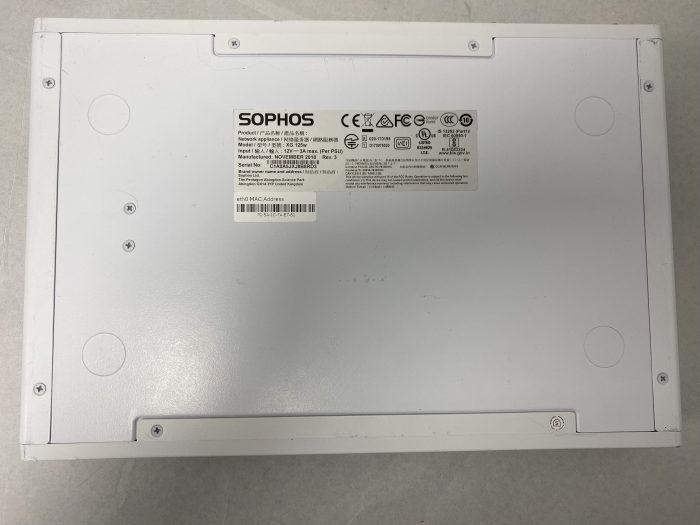 Sophos Xg 125w Rev 3