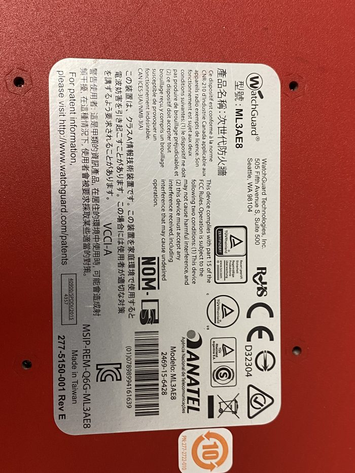 Watchguard Firebox M200