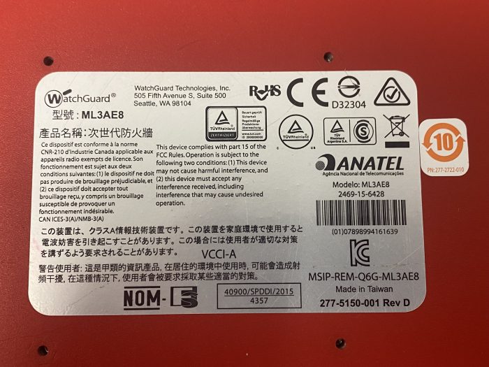 Watchguard Firebox M200