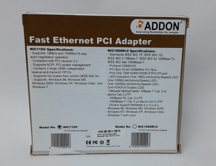 Addon Nic110v