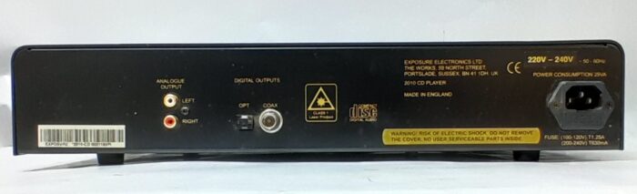 Exposure 2010 Cd Player