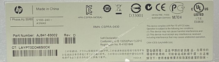 Hpe D2700-aj941a
