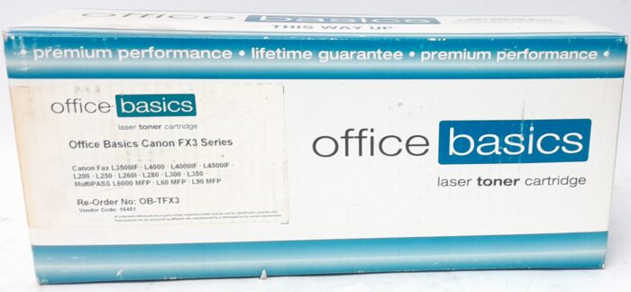 Office Basics Canon Fx3 Series