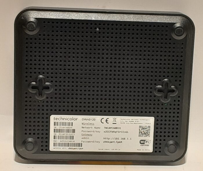 Technicolor Dwa0120 Router