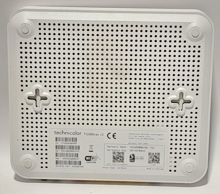 Technicolor Tg589vac V2
