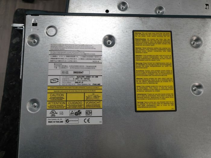 CISCO C3550 24 Port Switch - Image 6