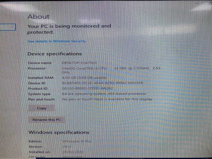 FUJITSU Esprimo Q9000 / i3-370M 2.4GHz / 4GB / 320GB p/ lead and widows 10/7 - Image 7