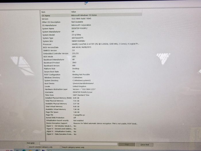 HP Pavilion All-in-One 23-q103na i3 4th Gen 8GB RAM 1TB HDD With Charger - Image 5