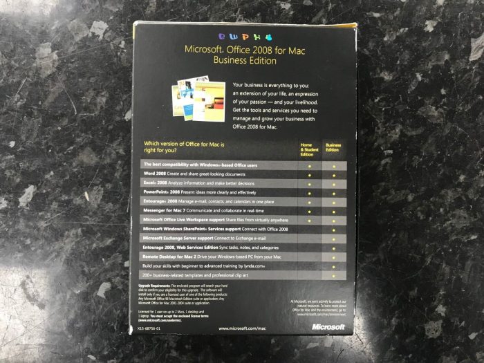 Microsoft Office for Mac 2008 - Business Edition Upgrades - Image 3